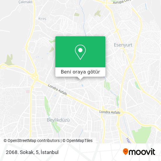 2068. Sokak, 5 harita