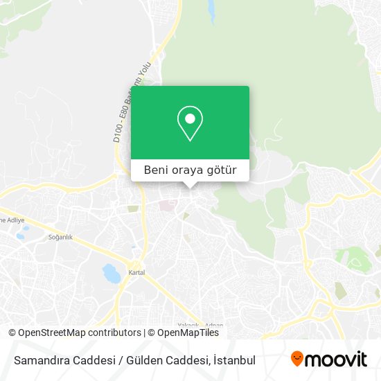Samandıra Caddesi / Gülden Caddesi harita