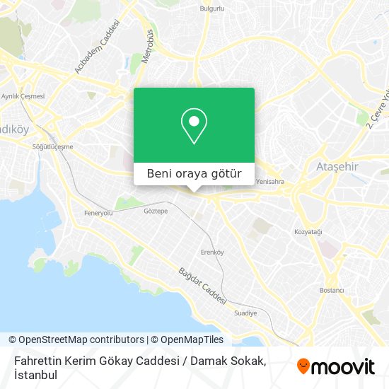 Fahrettin Kerim Gökay Caddesi / Damak Sokak harita
