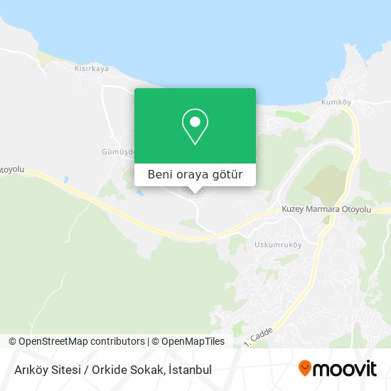 Arıköy Sitesi / Orkide Sokak harita
