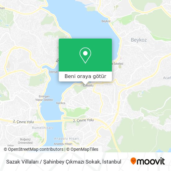 Sazak Villaları / Şahinbey Çıkmazı Sokak harita
