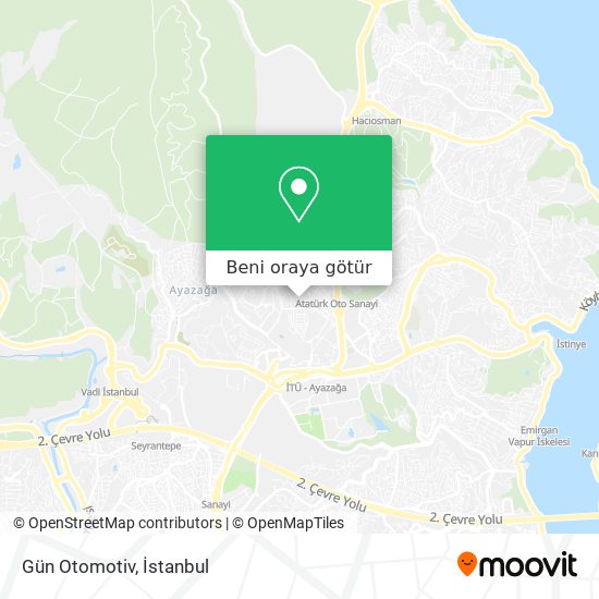 Gün Otomotiv harita