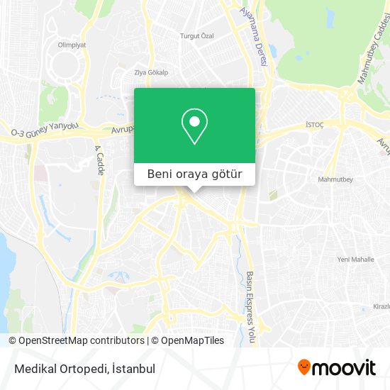 Medikal Ortopedi harita