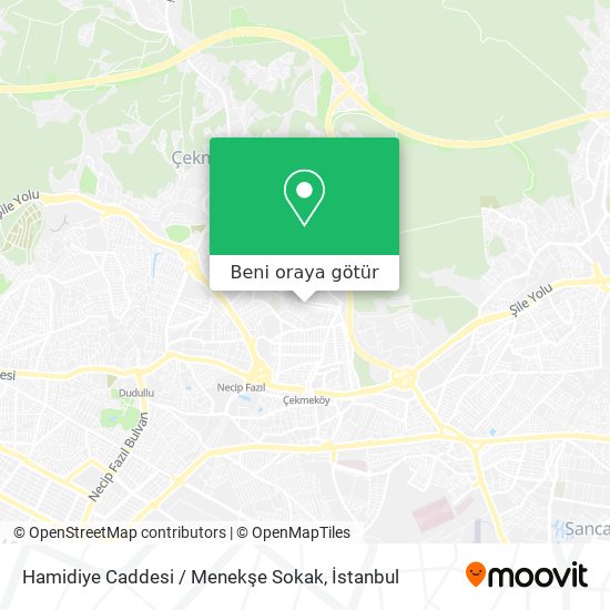 Hamidiye Caddesi / Menekşe Sokak harita