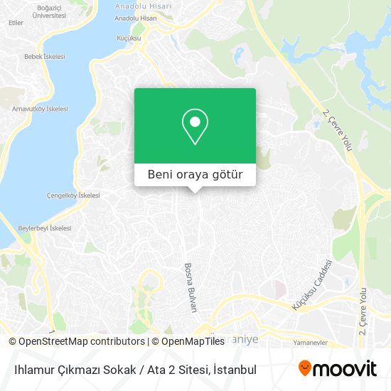 Ihlamur Çıkmazı Sokak / Ata 2 Sitesi harita