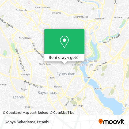 Konya Şekerleme harita