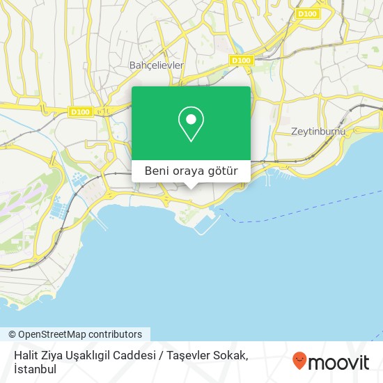 Halit Ziya Uşaklıgil Caddesi / Taşevler Sokak harita