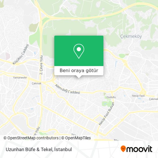 Uzunhan Büfe & Tekel harita