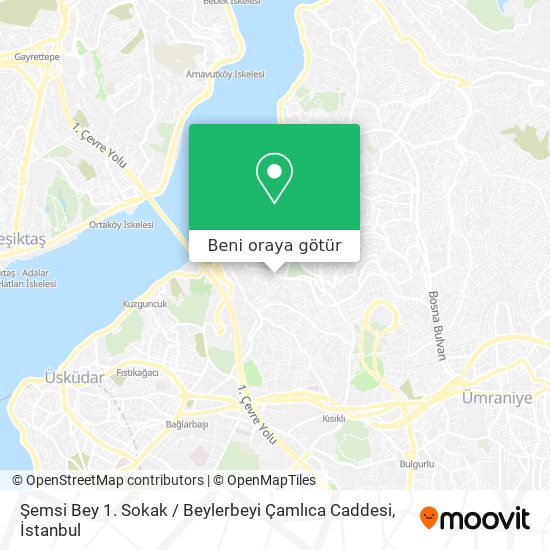 Şemsi Bey 1. Sokak / Beylerbeyi Çamlıca Caddesi harita