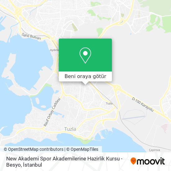 New Akademi Spor Akademilerine Hazirlik Kursu - Besyo harita