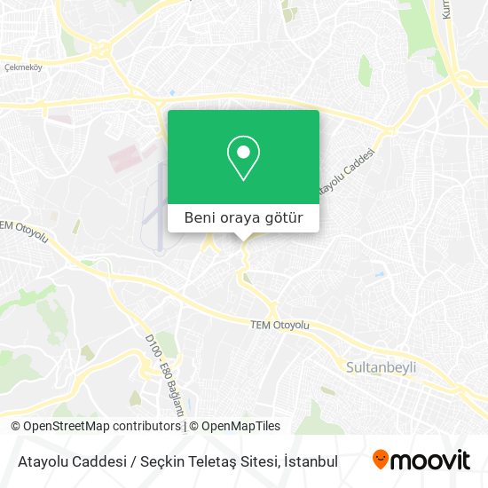Atayolu Caddesi / Seçkin Teletaş Sitesi harita