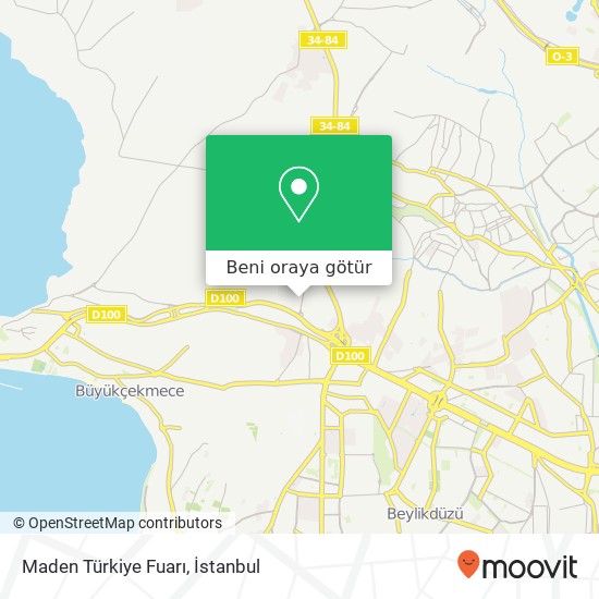 Maden Türkiye Fuarı harita