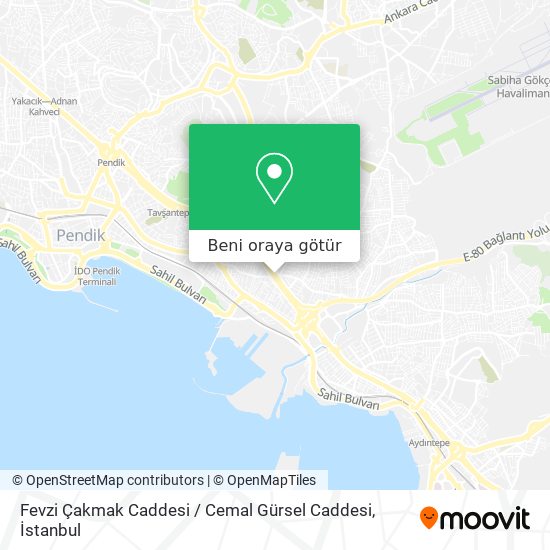 Fevzi Çakmak Caddesi / Cemal Gürsel Caddesi harita