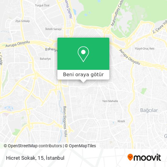 Hicret Sokak, 15 harita