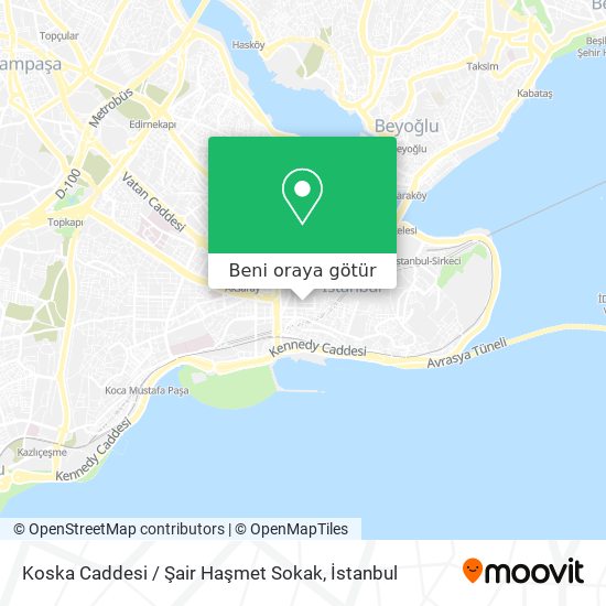 Koska Caddesi / Şair Haşmet Sokak harita