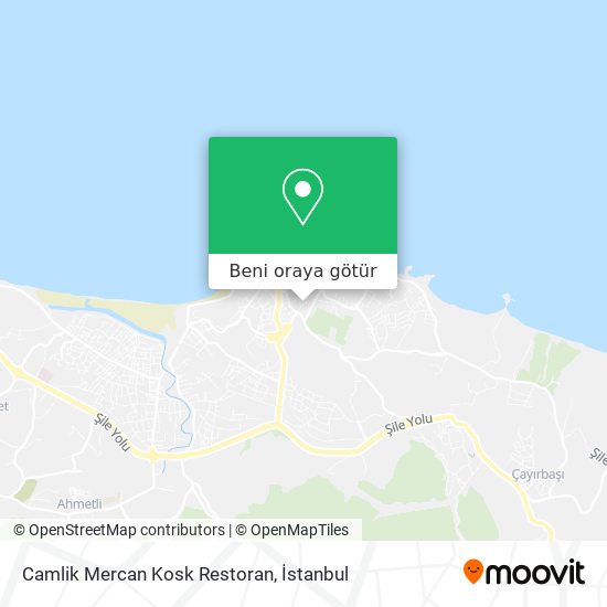 Camlik Mercan Kosk Restoran harita