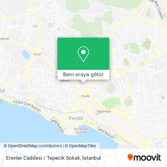 Erenler Caddesi / Tepecik Sokak harita