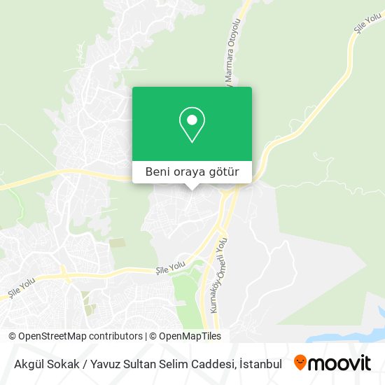 Akgül Sokak / Yavuz Sultan Selim Caddesi harita