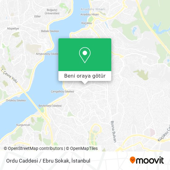 Ordu Caddesi / Ebru Sokak harita