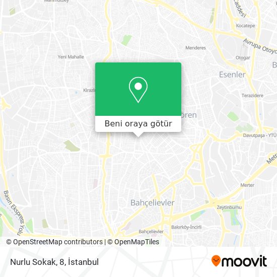 Nurlu Sokak, 8 harita