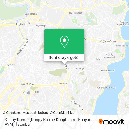Krispy Kreme (Krispy Kreme Doughnuts - Kanyon AVM) harita