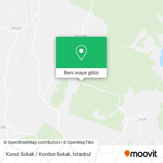 Konut Sokak / Kordon Sokak harita