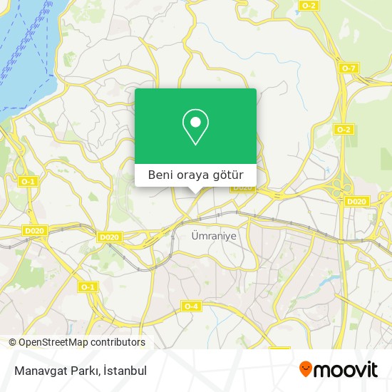 Manavgat Parkı harita