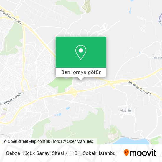 Gebze Küçük Sanayi Sitesi / 1181. Sokak harita