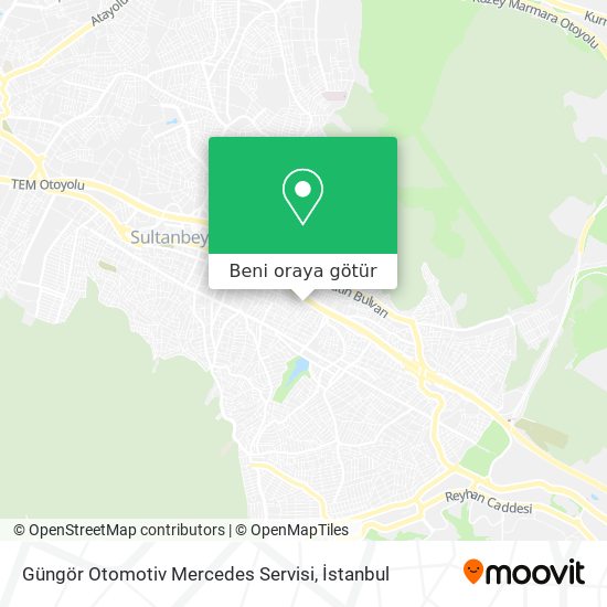 Güngör Otomotiv Mercedes Servisi harita