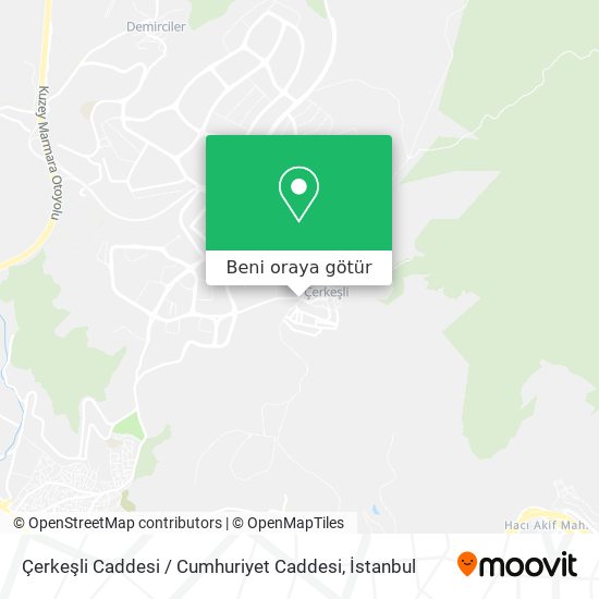 Çerkeşli Caddesi / Cumhuriyet Caddesi harita