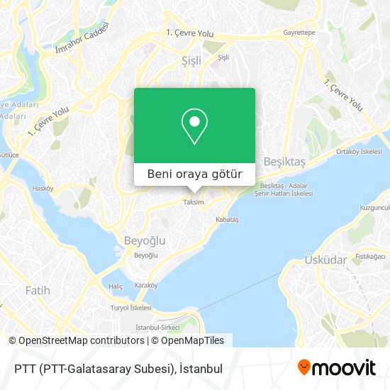 PTT (PTT-Galatasaray Subesi) harita