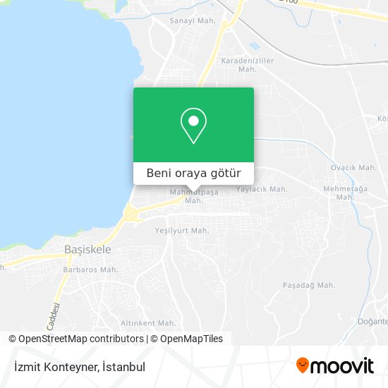 İzmit Konteyner harita