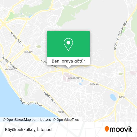 Büyükbakkalköy harita