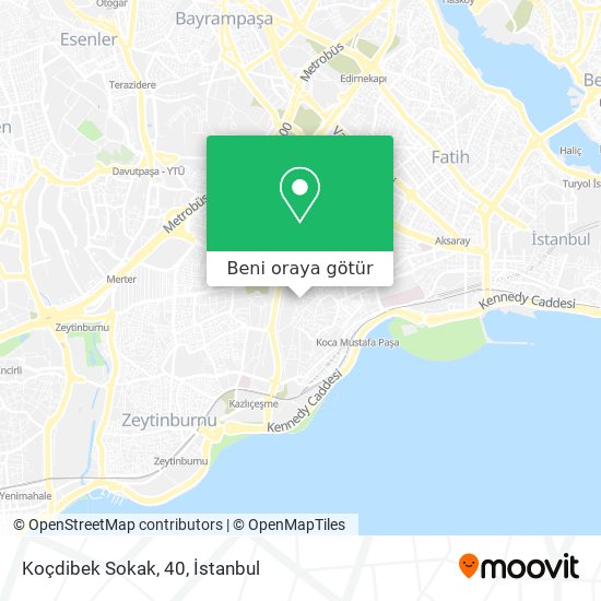 Koçdibek Sokak, 40 harita