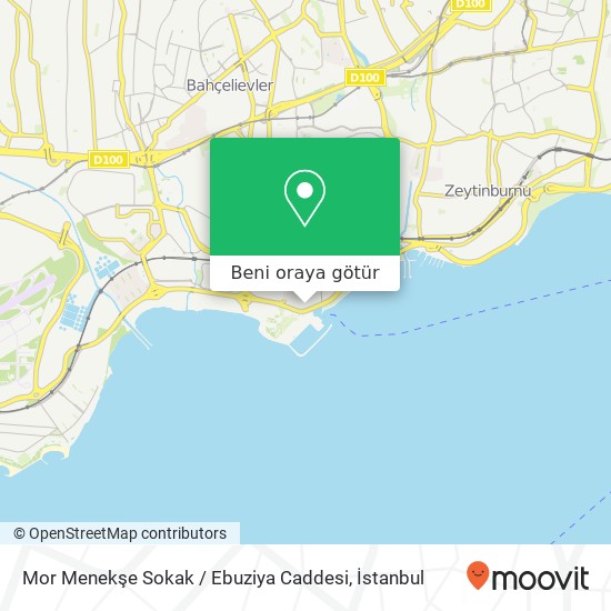 Mor Menekşe Sokak / Ebuziya Caddesi harita