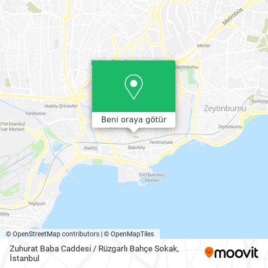 Zuhurat Baba Caddesi / Rüzgarlı Bahçe Sokak harita