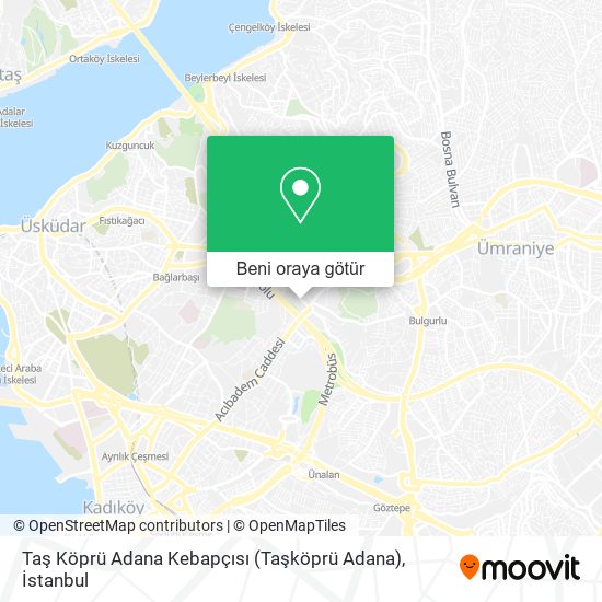 Taş Köprü Adana Kebapçısı (Taşköprü Adana) harita