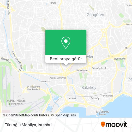 Türkoğlu Mobilya harita