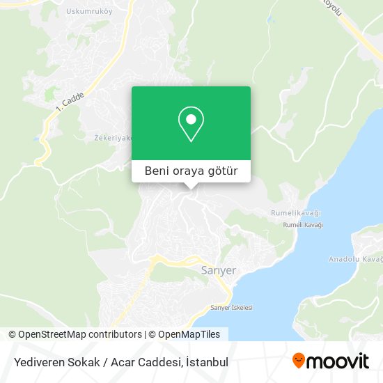 Yediveren Sokak / Acar Caddesi harita