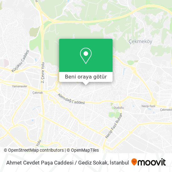 Ahmet Cevdet Paşa Caddesi / Gediz Sokak harita