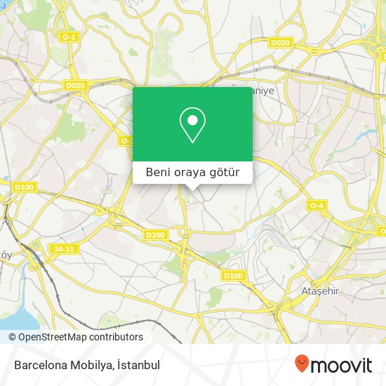 Barcelona Mobilya harita