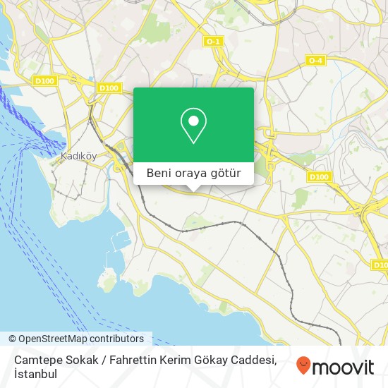 Camtepe Sokak / Fahrettin Kerim Gökay Caddesi harita