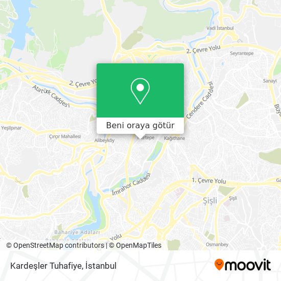 Kardeşler Tuhafiye harita