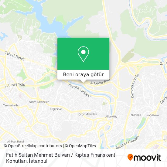 Fatih Sultan Mehmet Bulvarı / Kiptaş Finanskent Konutları harita