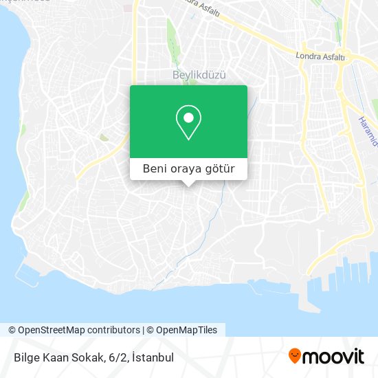 Bilge Kaan Sokak, 6/2 harita