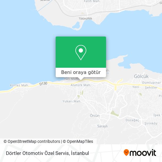 Dörtler Otomotiv Özel Servis harita