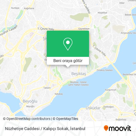 Nüzhetiye Caddesi / Kalıpçı Sokak harita