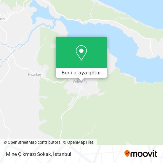 Mine Çıkmazı Sokak harita