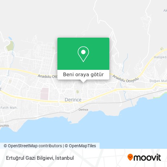 Ertuğrul Gazi Bilgievi harita