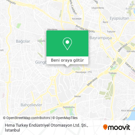 Hıma Turkey Endüstriyel Otomasyon Ltd. Şti. harita